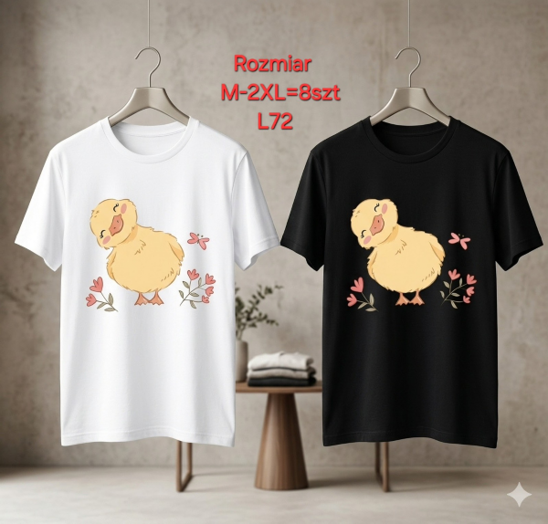 Bluzki damskie Roz M-2XL, Mix Kolor Paczka 8 szt